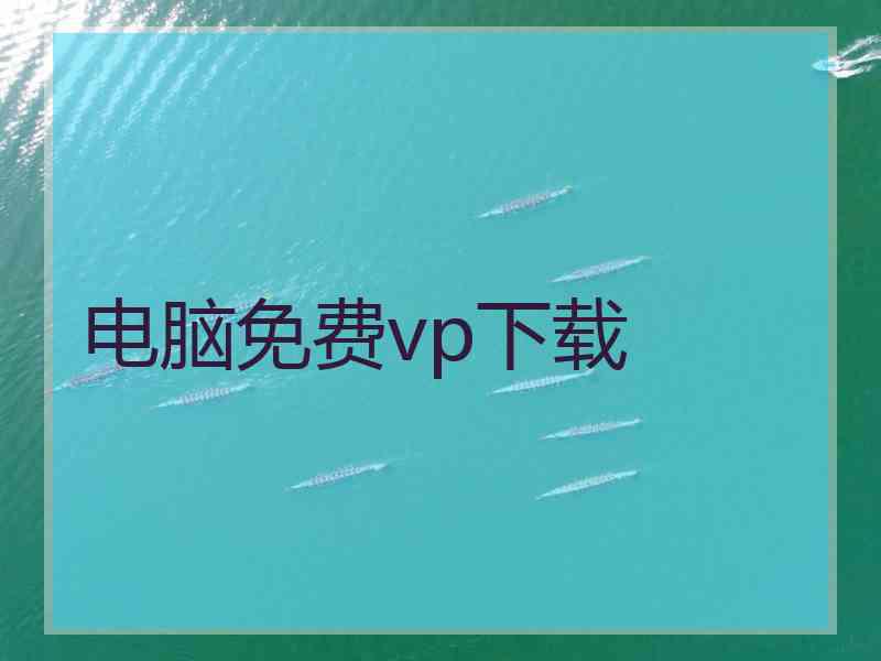 电脑免费vp下载