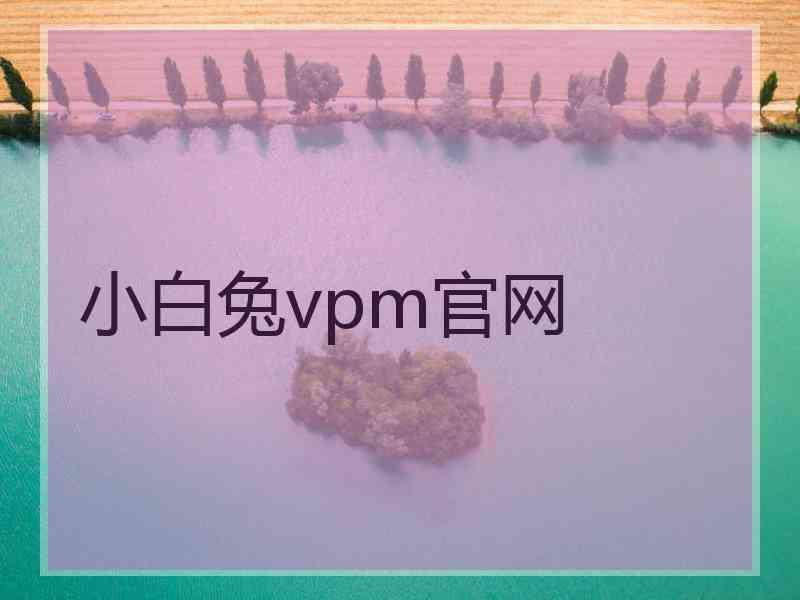 小白兔vpm官网