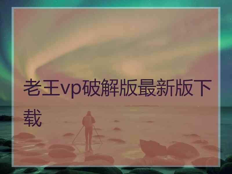 老王vp破解版最新版下载