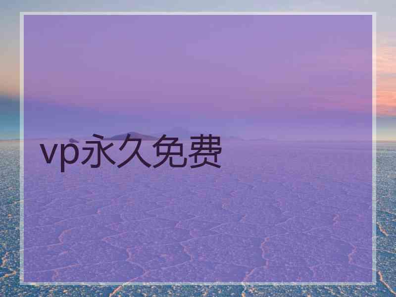 vp永久免费