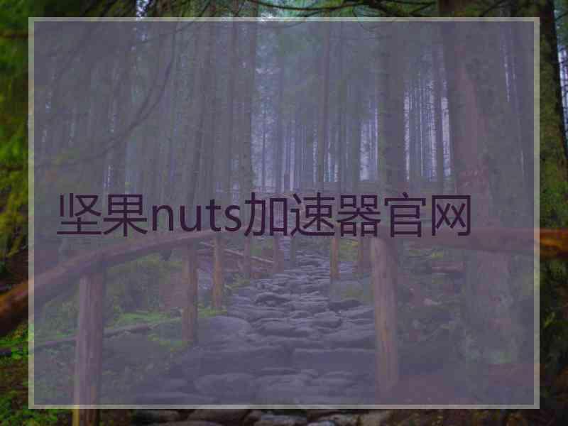 坚果nuts加速器官网