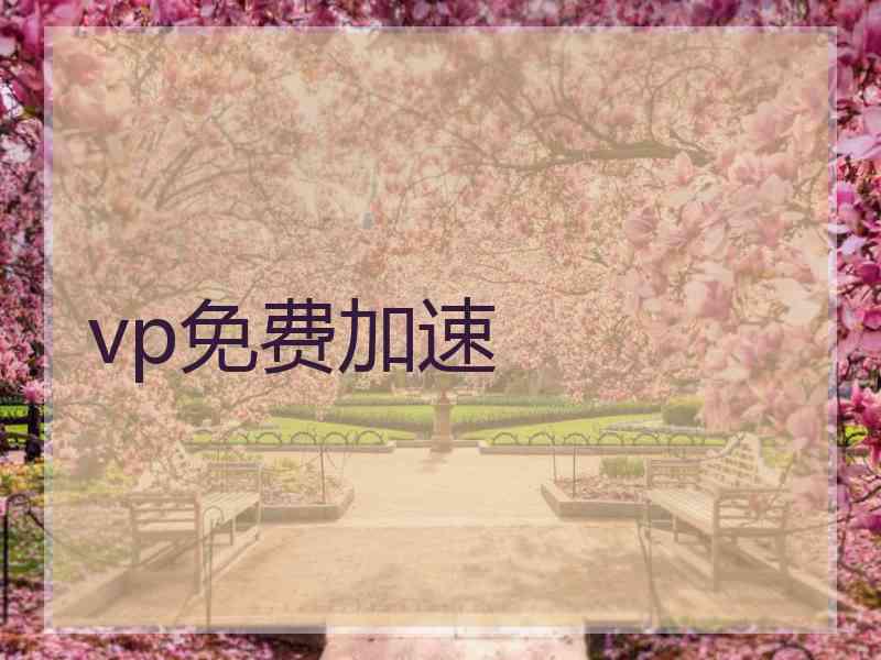 vp免费加速