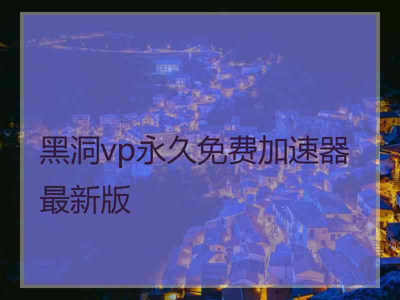 黑洞vp永久免费加速器最新版