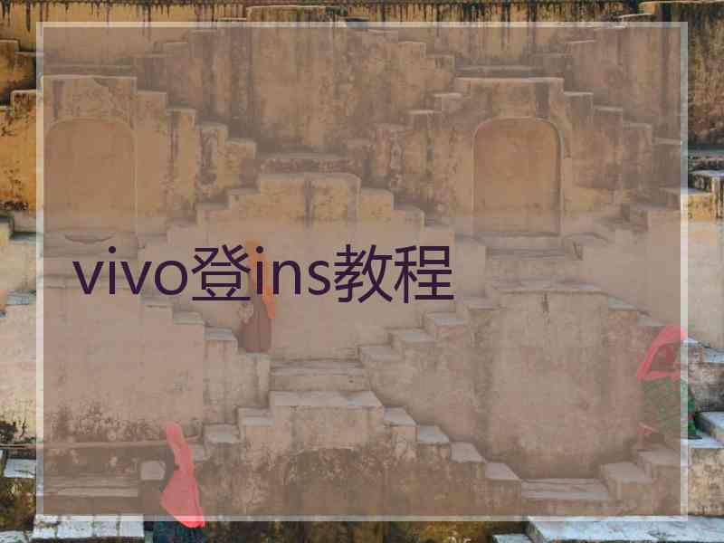 vivo登ins教程