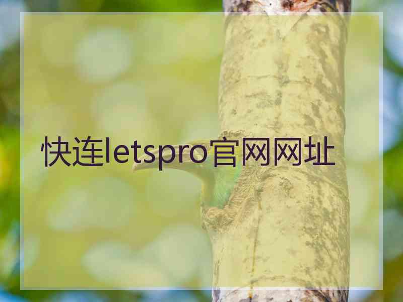 快连letspro官网网址