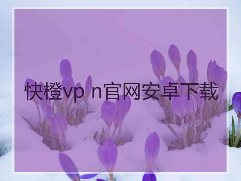 快橙vp n官网安卓下载